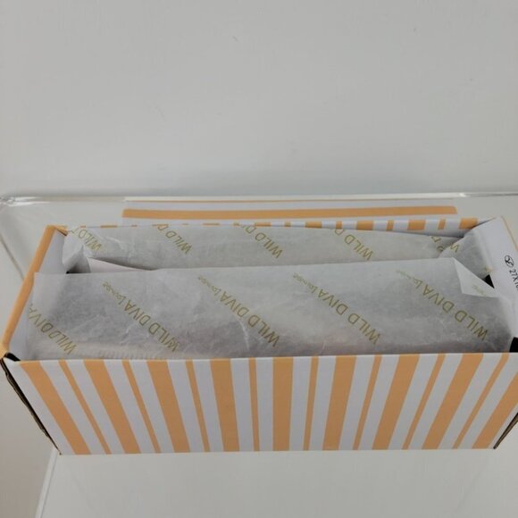 Wild Diva Rhinestone  Square Sandals - Picture 6 of 6